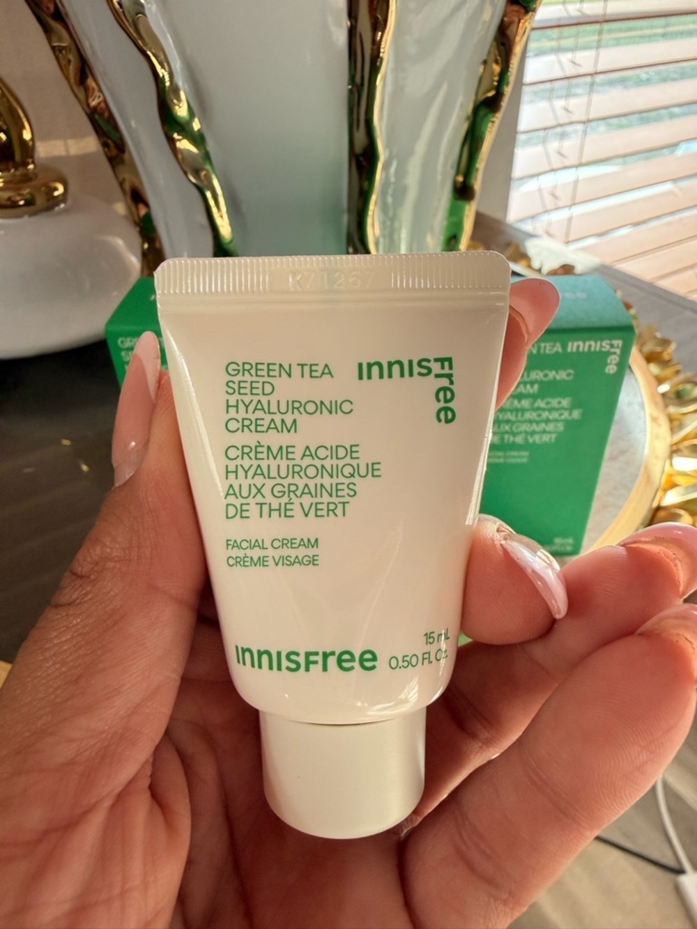 Innisfree Green Tea Hyaluronic Cream — 15ml (4)